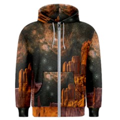 Geology Sand Stone Canyon Men s Zipper Hoodie by Simbadda