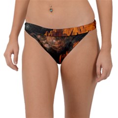 Geology Sand Stone Canyon Band Bikini Bottoms by Simbadda