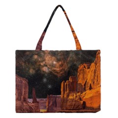 Geology Sand Stone Canyon Medium Tote Bag by Simbadda