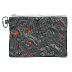 Volcanic Lava Background Effect Canvas Cosmetic Bag (xl) by Simbadda