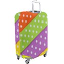 Colorful Easter Ribbon Background Luggage Cover (Large) View2