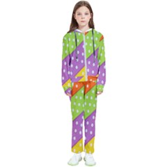 Colorful Easter Ribbon Background Kids  Tracksuit by Simbadda