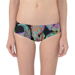 Autumn Pattern Dried Leaves Classic Bikini Bottoms by Simbadda