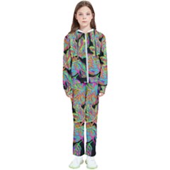 Autumn Pattern Dried Leaves Kids  Tracksuit by Simbadda