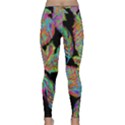 Autumn Pattern Dried Leaves Classic Yoga Leggings View1