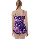 Paint Texture Purple Watercolor Babydoll Tankini Set View2