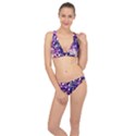 Paint Texture Purple Watercolor Classic Banded Bikini Set  View1