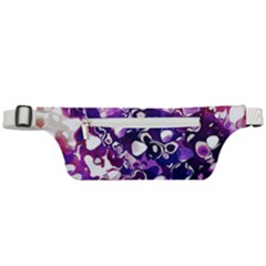 Paint Texture Purple Watercolor Active Waist Bag by Simbadda