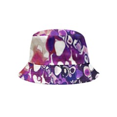 Paint Texture Purple Watercolor Inside Out Bucket Hat (kids) by Simbadda