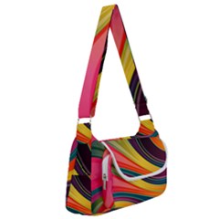 Abstract Colorful Background Wavy Multipack Bag by Simbadda