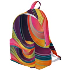 Abstract Colorful Background Wavy The Plain Backpack by Simbadda