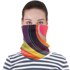 Abstract Colorful Background Wavy Face Seamless Bandana (adult) by Simbadda