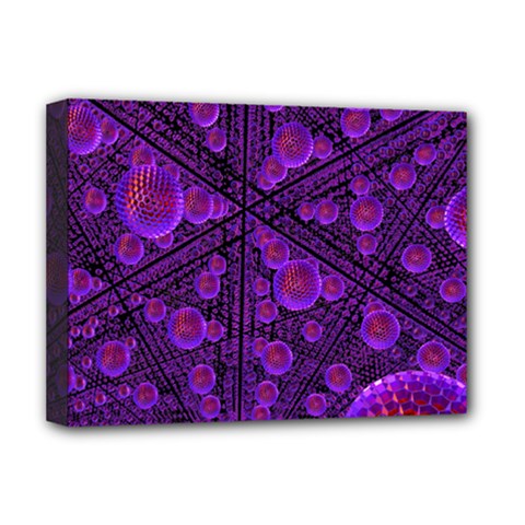 Spheres Combs Structure-regulation Deluxe Canvas 16  X 12  (stretched)  by Simbadda