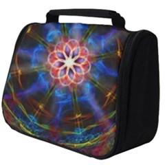 Mandala Pattern Kaleidoscope Full Print Travel Pouch (big) by Simbadda