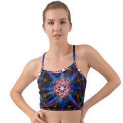 Mandala Pattern Kaleidoscope Mini Tank Bikini Top by Simbadda