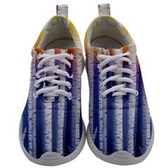 Birch Tree Background Scrapbooking Mens Athletic Shoes by Simbadda