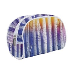 Birch Tree Background Scrapbooking Make Up Case (small) by Simbadda