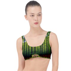 Green Forest Jungle Trees Nature Sunny The Little Details Bikini Top