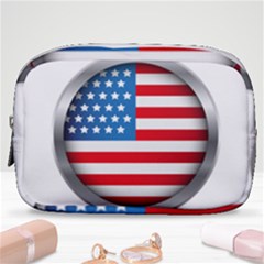 United Of America Usa Flag Make Up Pouch (small) by Celenk