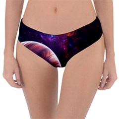 Clouds Fantasy Space Landscape Colorful Planet Reversible Classic Bikini Bottoms by Ravend