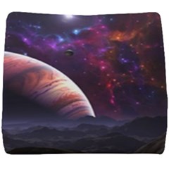 Clouds Fantasy Space Landscape Colorful Planet Seat Cushion by Ravend