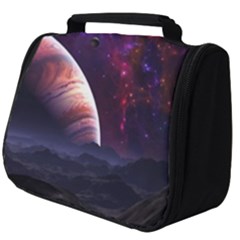 Clouds Fantasy Space Landscape Colorful Planet Full Print Travel Pouch (big) by Ravend