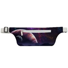 Clouds Fantasy Space Landscape Colorful Planet Active Waist Bag by Ravend