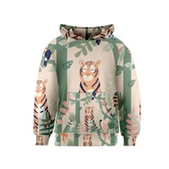 Kids Animals & Jungle Friends Kids  Pullover Hoodie by Ravend