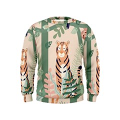 Kids Animals & Jungle Friends Kids  Sweatshirt by Ravend