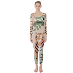 Kids Animals & Jungle Friends Long Sleeve Catsuit by Ravend