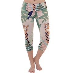 Kids Animals & Jungle Friends Capri Yoga Leggings by Ravend