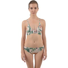 Kids Animals & Jungle Friends Wrap Around Bikini Set by Ravend