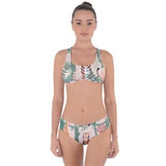 Kids Animals & Jungle Friends Criss Cross Bikini Set by Ravend