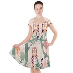 Kids Animals & Jungle Friends Cap Sleeve Midi Dress by Ravend