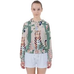 Kids Animals & Jungle Friends Women s Tie Up Sweat by Ravend