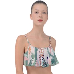 Kids Animals & Jungle Friends Frill Bikini Top by Ravend