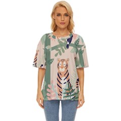 Kids Animals & Jungle Friends Oversized Basic Tee by Ravend