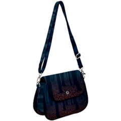 Dark Forest Nature Saddle Handbag by Ravend