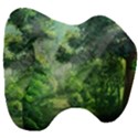 Anime Green Forest Jungle Nature Landscape Head Support Cushion View3