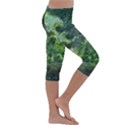 Anime Green Forest Jungle Nature Landscape Kids  Lightweight Velour Capri Leggings  View3