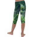 Anime Green Forest Jungle Nature Landscape Kids  Lightweight Velour Capri Leggings  View4