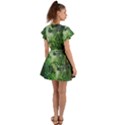 Anime Green Forest Jungle Nature Landscape Flutter Sleeve Wrap Dress View2