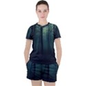 Dark Forest Women s Tee and Shorts Set View1