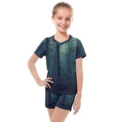 Dark Forest Kids  Mesh Tee and Shorts Set