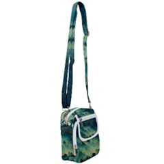 Green Tree Forest Jungle Nature Landscape Shoulder Strap Belt Bag by Ravend