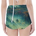 Green Tree Forest Jungle Nature Landscape High-Waisted Bikini Bottoms View2