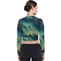 Green Tree Forest Jungle Nature Landscape Long Sleeve Zip Up Bomber Jacket View2