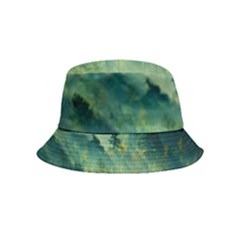 Green Tree Forest Jungle Nature Landscape Inside Out Bucket Hat (kids) by Ravend