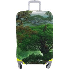 Jungle Forreast Landscape Nature Luggage Cover (large) by Ravend