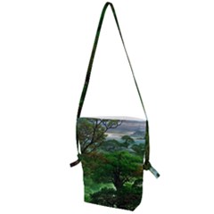 Jungle Forreast Landscape Nature Folding Shoulder Bag by Ravend